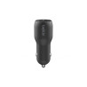 Adaptateur d'alimentation pour voiture 24W Noir - BELKIN - CABLECCD001BT1MKBEL