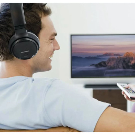 Casque TV Duo sans fil Noir - METRONIC - CASQ480182METRON