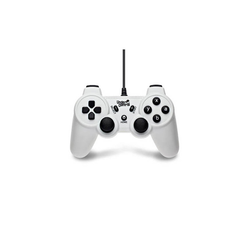 Manette Expert Filaire pour Wii/WiiU Blanc - UNDER CONTROL - JV2284