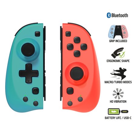 Manettes Switch & Switch Lite Bluetooth My Joy Plus - SPIRIT OF GAMER - JVBTGP42SOG