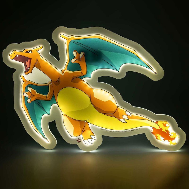 Lampe LED Pokémon Dracaufeu 30cm - TEKNOFUN - LAMPMUR811416TEK