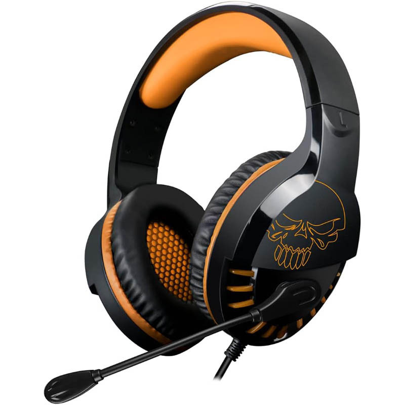 Casque filaire Gaming 2.0 Pro H3 Noir/Orange - SPIRIT OF GAMER - CASQMIC-PH3MPSOG