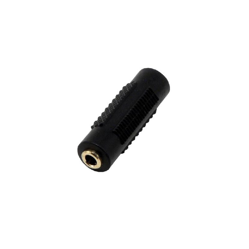 Coupleur stéréo MCL Jack 3.5 Femelle vers Femelle Noir - MCL - CABLECG710HQZMCL
