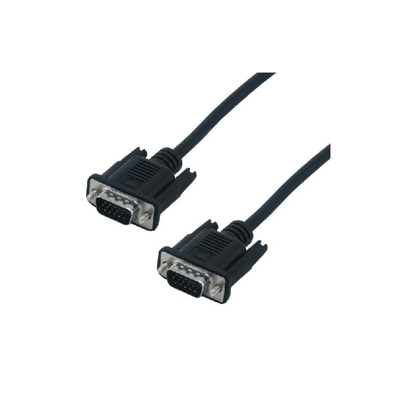 Câble VGA HD15 Mâle/Mâle 5m Noir - BELKIN - CABLEMC3405MMCL