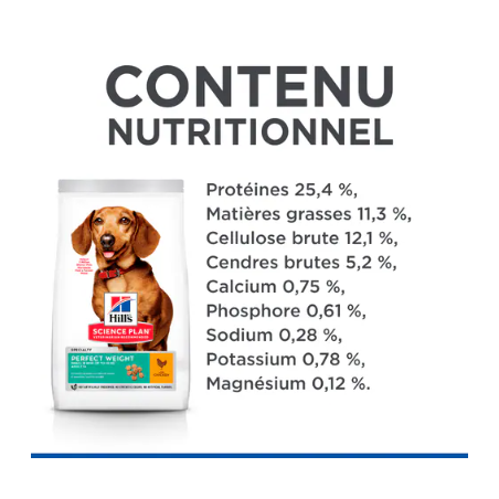 Croquettes Chien Adulte S/XS 1.5 kg - HILL'S 