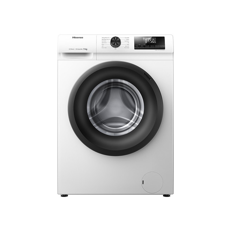 Lave-linge hublot 9kg 1400trs/min blanc - HISENSE - WFQP9014EVM