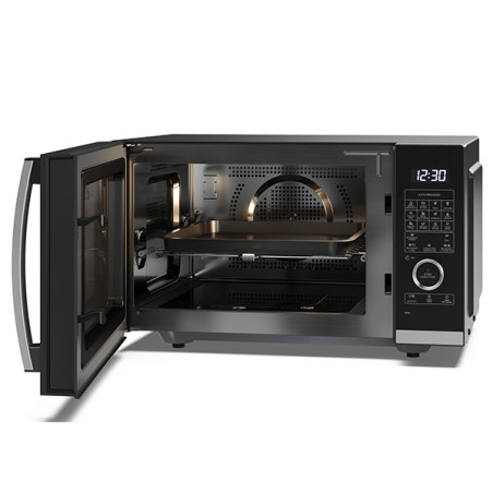 Four à micro-ondes 25L + Gril 900W Noir - SHARP - YC-QC254AE-B