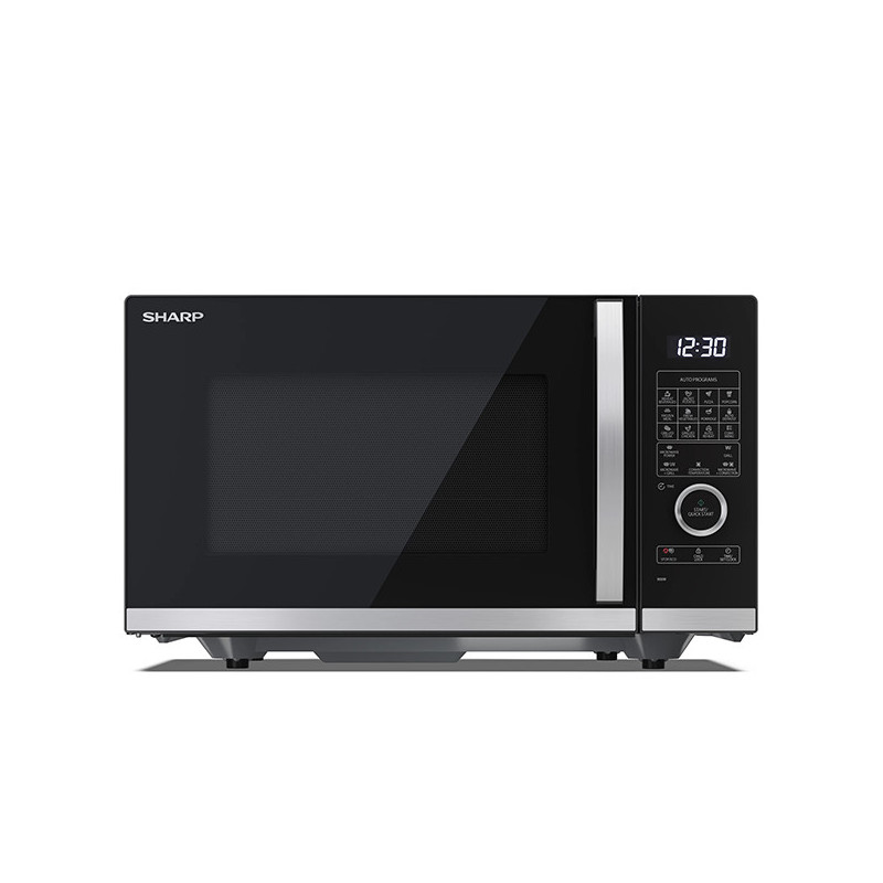 Four à micro-ondes 25L + Gril 900W Noir - SHARP - YC-QC254AE-B