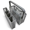 Panier à couvert Séparable en 2 / 7 compartiments Gris - RADIOLA - LAVAGE1010