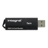 Lecteur de carte mémoire USB3.0 Twin V3 Noir - INTEGRAL - LECTCARTDUALSLOTU3.
