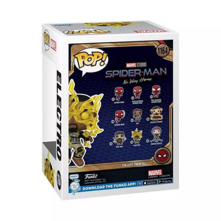 Figurine pop! Marvel Spider-Man No Way Home Électro 9cm - FUNKO - 71740021889