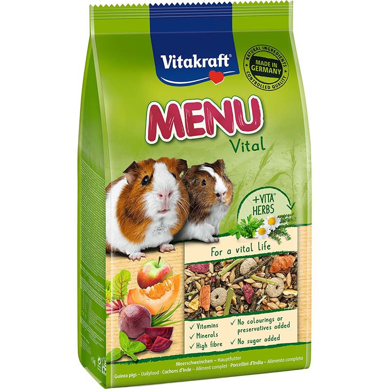 Aliment Menu complet pour cochon d’Inde 1kg - VITAKRAFT - VMRCI209