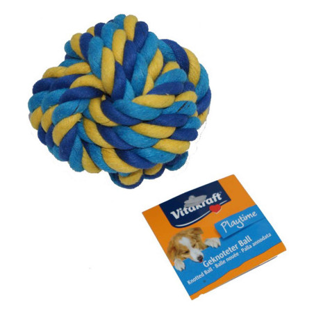 Jouet Playtime balle corde nouée pour chien - VITAKRAFT - VJCBN737