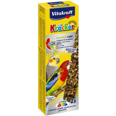 Kräcker aide mue grandes perruche/perroquets (x2) - VITAKRAFT - VKOGPFC948