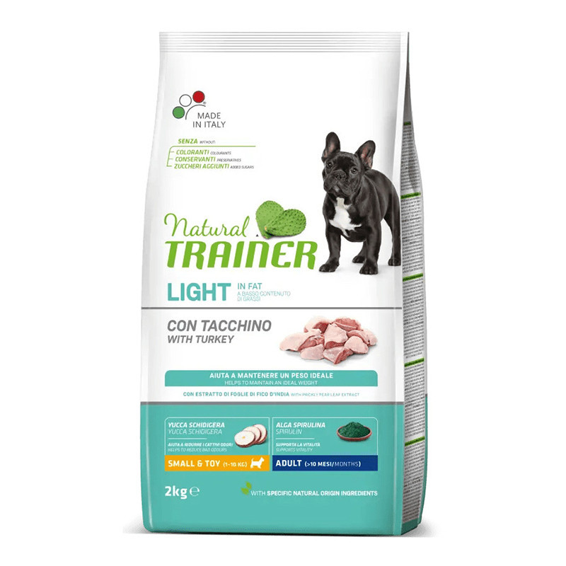 Croquette au poulet pour chien adulte petite taille Weight Care 2kg - NATURAL TRAINER - NNSW667
