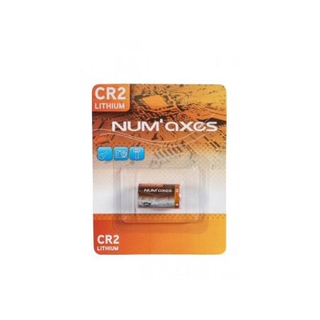 Pile CR2 Lithium 3V pour collier - NUM'AXES - NP2L183