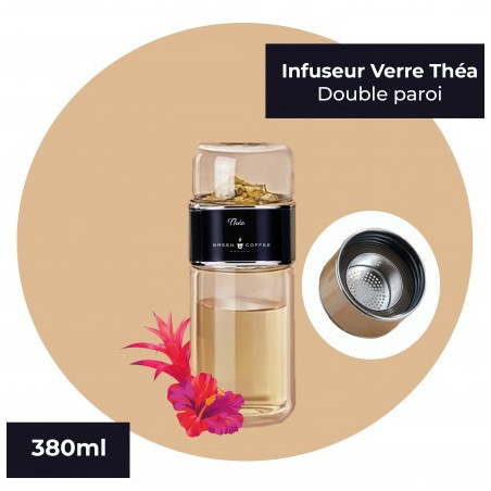 Infuseur Théa 380ml Noir - GREEN COFFEE - GC30141