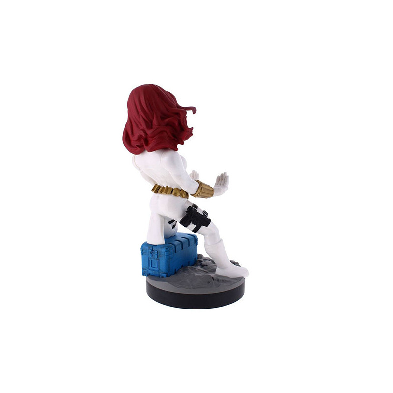 Figurine Support & Chargeur Black Widow White Suit 20cm - EXQUISITE GAMING - 73990018875