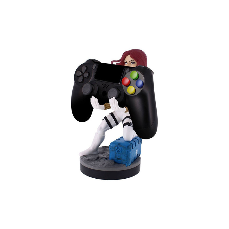 Figurine Support & Chargeur Black Widow White Suit 20cm - EXQUISITE GAMING - 73990018875