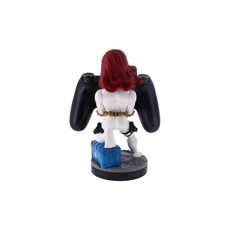 Figurine Support & Chargeur Black Widow White Suit 20cm - EXQUISITE GAMING - 73990018875