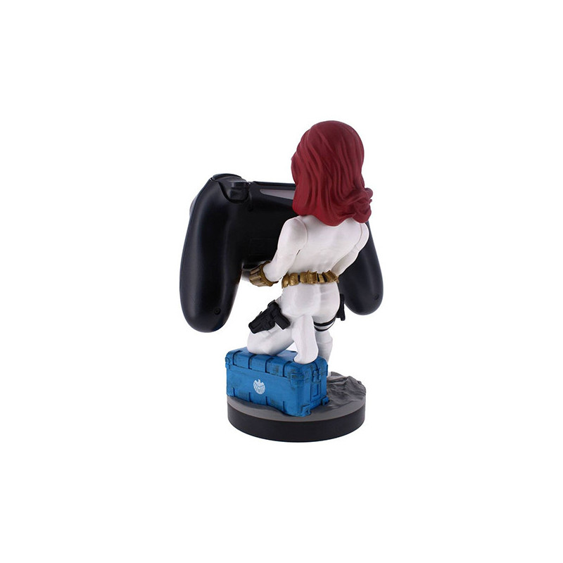 Figurine Support & Chargeur Black Widow White Suit 20cm - EXQUISITE GAMING - 73990018875