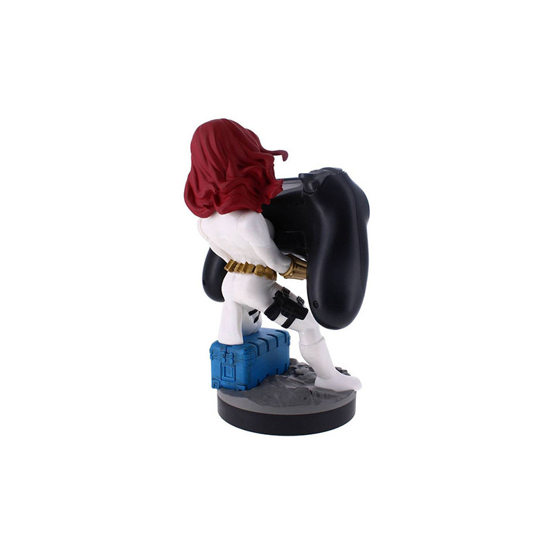 Figurine Support & Chargeur Black Widow White Suit 20cm - EXQUISITE GAMING - 73990018875