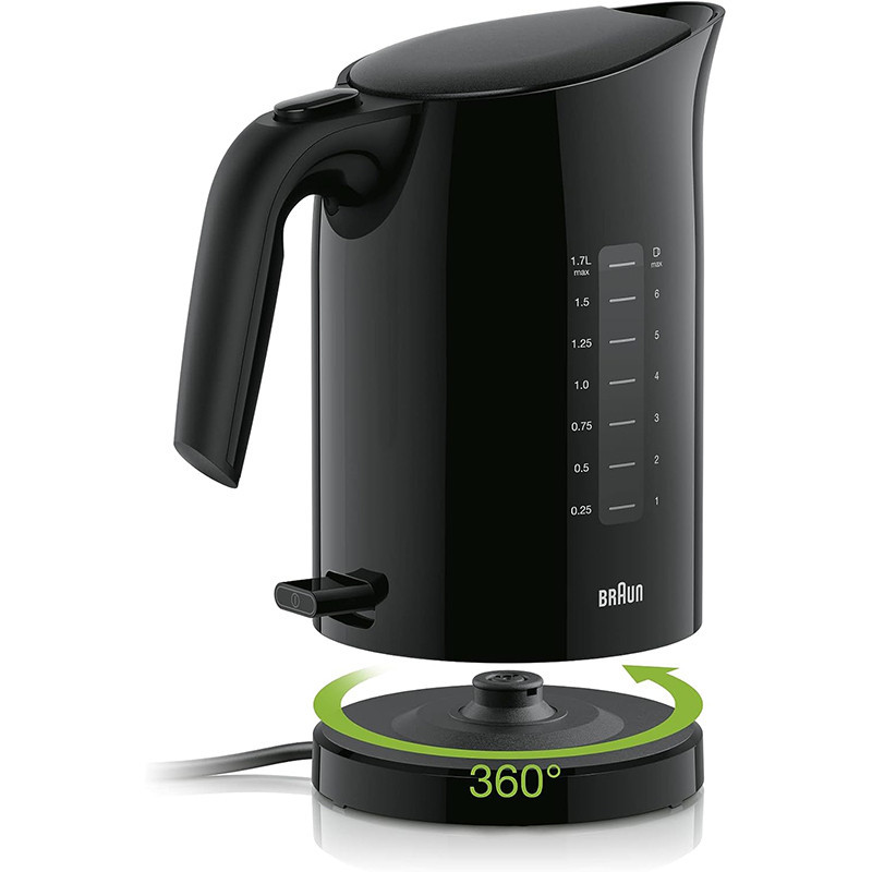 Bouilloire PureEase 1.7L Noir - BRAUN - WK3110BK