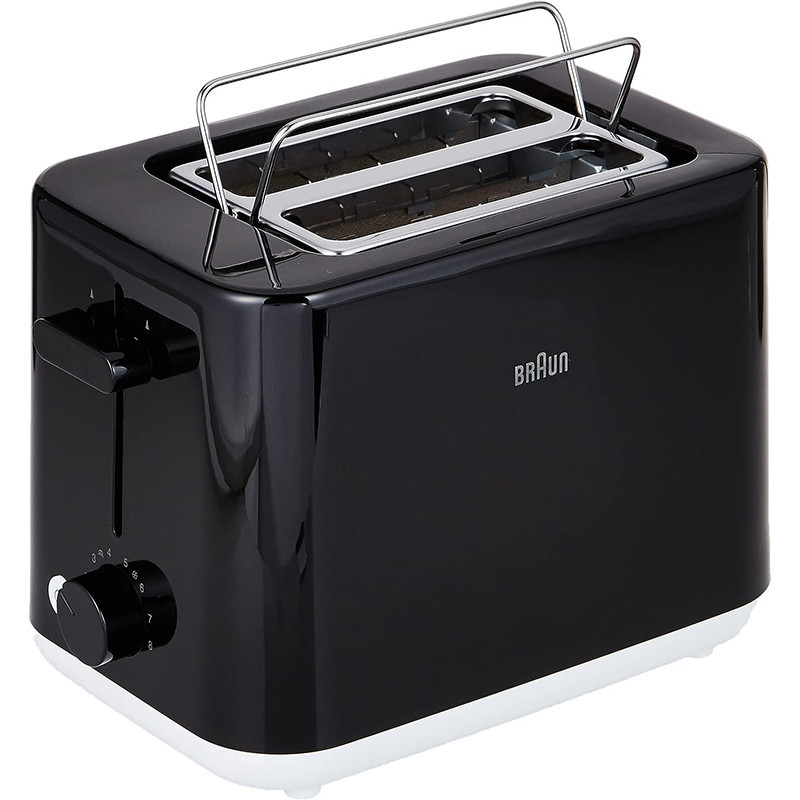 Grille-pain 2 fentes 900W Noir - BRAUN - HT1010BK