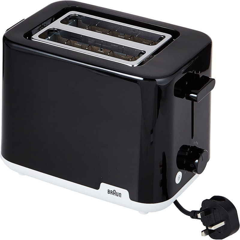 Grille-pain 2 fentes 900W Noir - BRAUN - HT1010BK