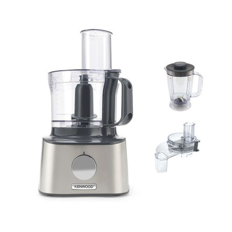 Robot de cuisine multifonction Multipro Compact 2.1L 800W Argent - KENWOOD - FDM304SS