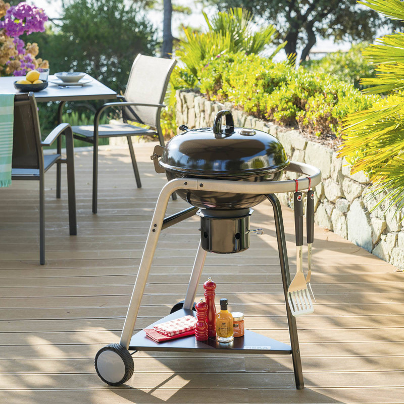 Barbecue Charbon Pyla 57cm Noir - NEKA