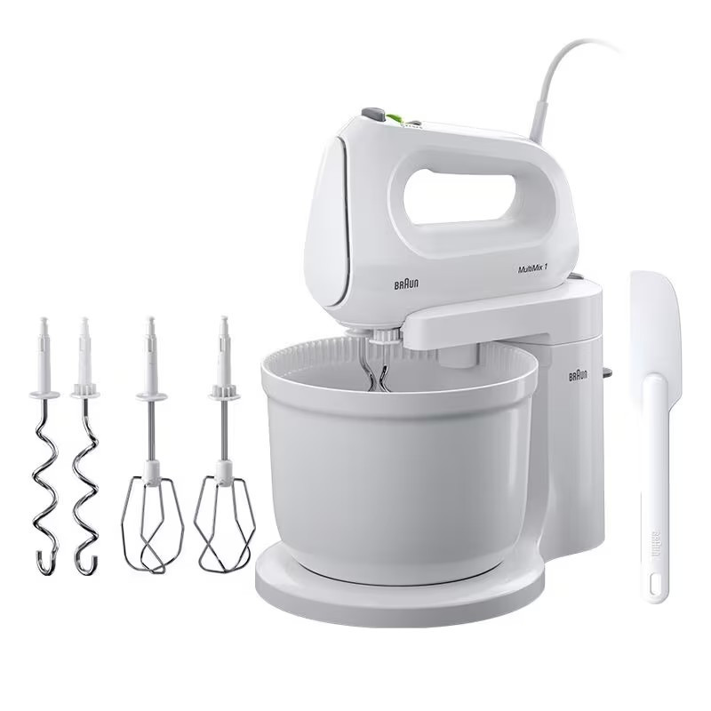 Batteur à main MultiMix 400W Blanc - BRAUN - HM1070WH