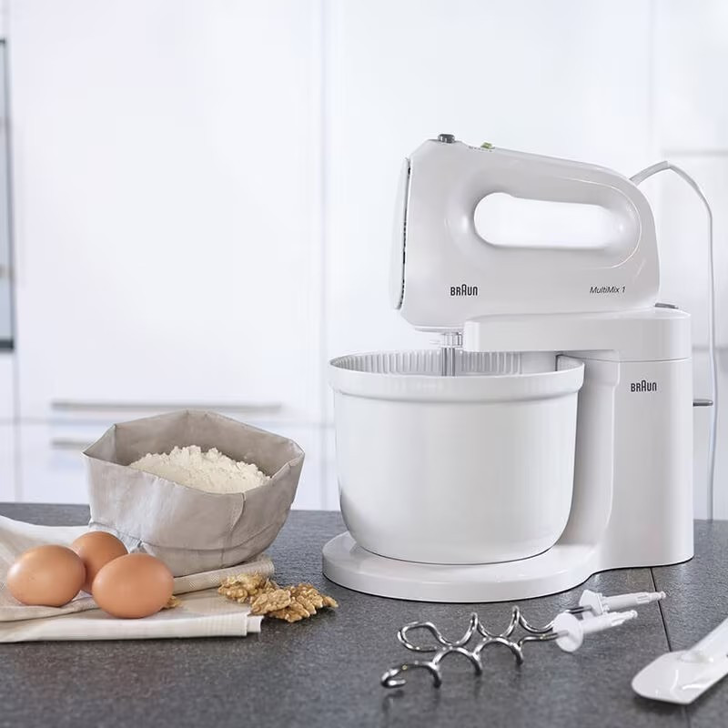 Batteur à main MultiMix 400W Blanc - BRAUN - HM1070WH