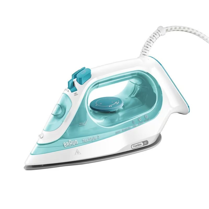 Fer à repasser TexStyle 3 Steam Iron 2400W Vert/Blanc - BRAUN - SI3041GR