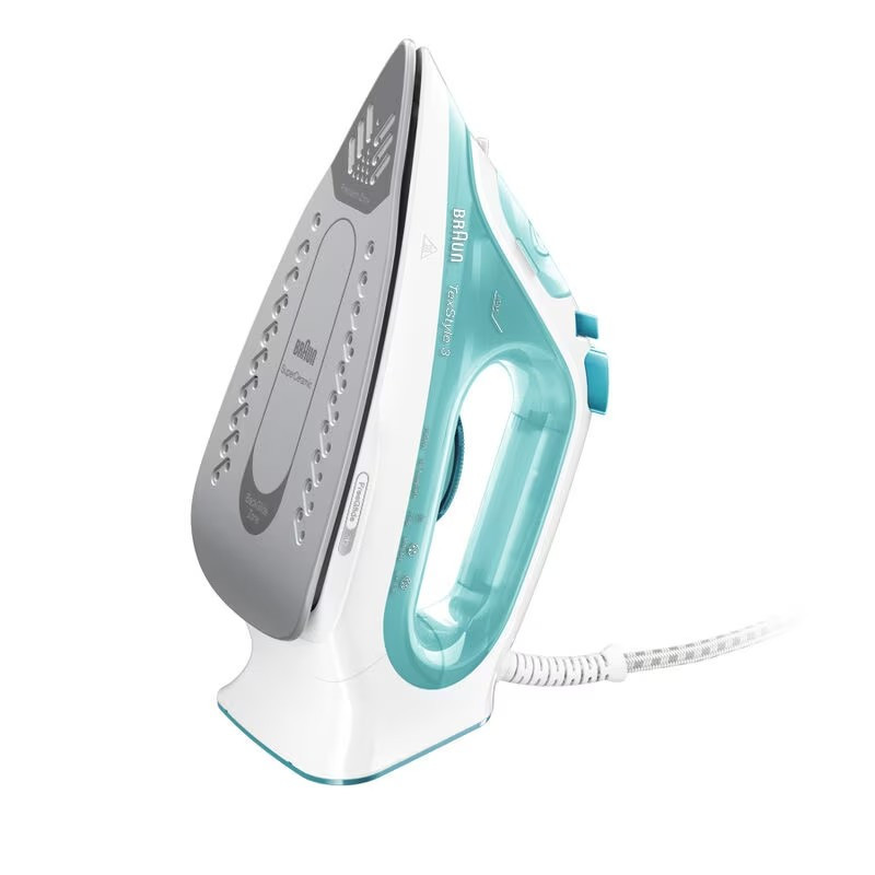 Fer à repasser TexStyle 3 Steam Iron 2400W Vert/Blanc - BRAUN - SI3041GR