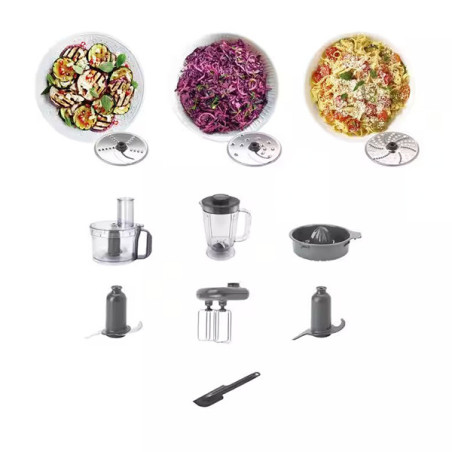 Robot de cuisine multifonction MultiPro Compact 2,1L Inox - KENWOOD - FDM301SS
