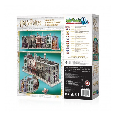 Puzzle 3D Diagon Alley Harry Potter - WREBBIT - 76200014391 dès 14ans