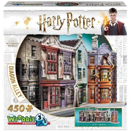 Puzzle 3D Diagon Alley Harry Potter - WREBBIT - 76200014391 dès 14ans