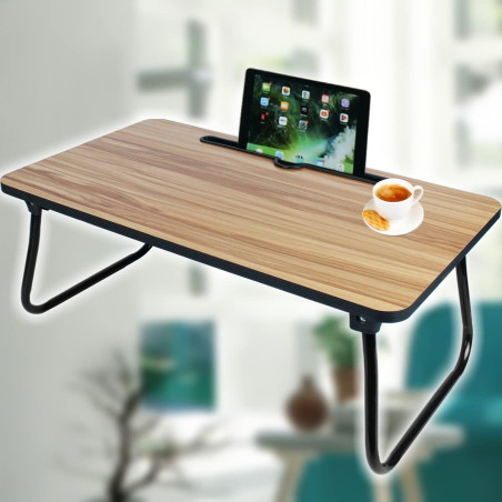 Plateau de lit pliable 52x30x21 cm