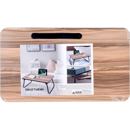 Plateau de lit pliable 52x30x21 cm