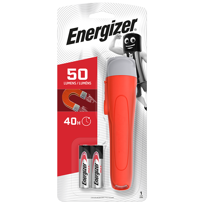 Lampe de poche Magnet LED à pile 50 lumens