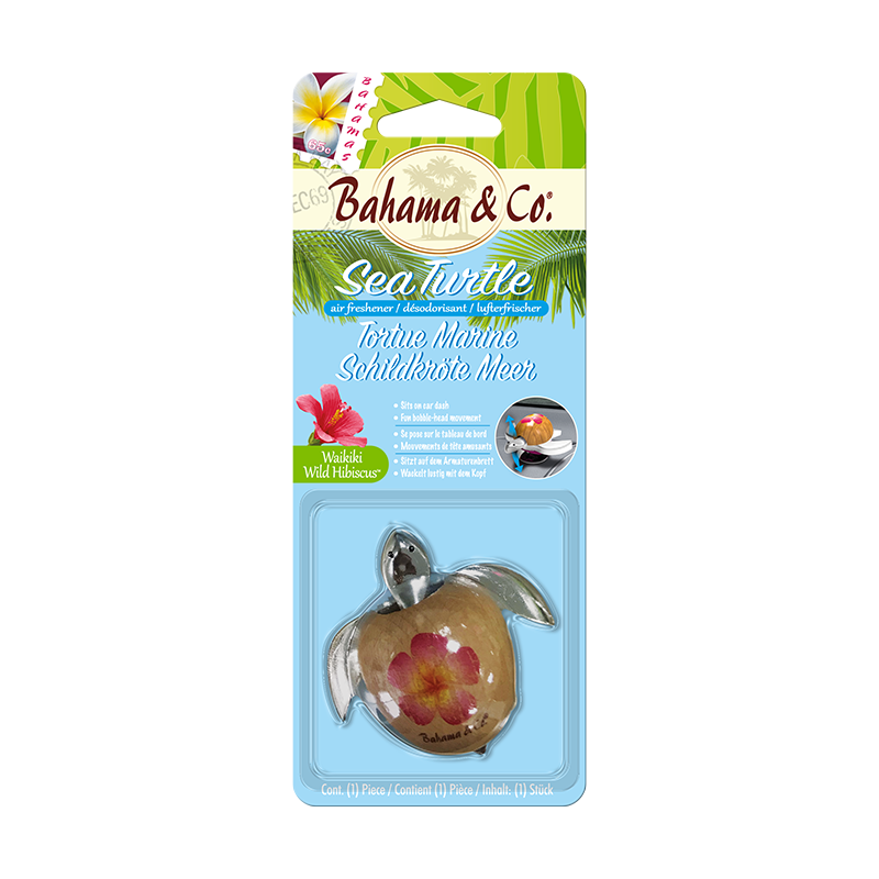 Désodorisant Oahu Island Splash Sea Turtle Bobble Head - BAHAMA & CO - 1KAUTCS1045