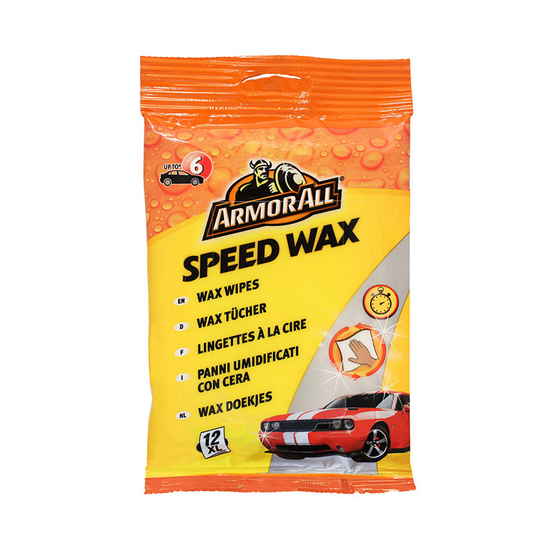 Pochette de 12 Lingettes Speed Cire - ARMOR ALL - AAL215448