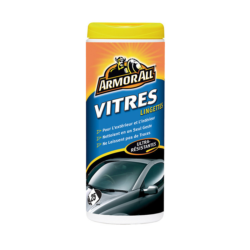 Pochette de 30 lingettes spécial Vitres tubes - ARMOR ALL - AAL816010