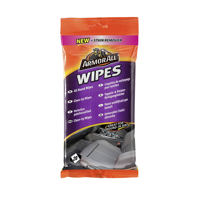Pochette de 20 Lingettes nettoyantes pour textures Flow pack - ARMOR ALL - AAL846710