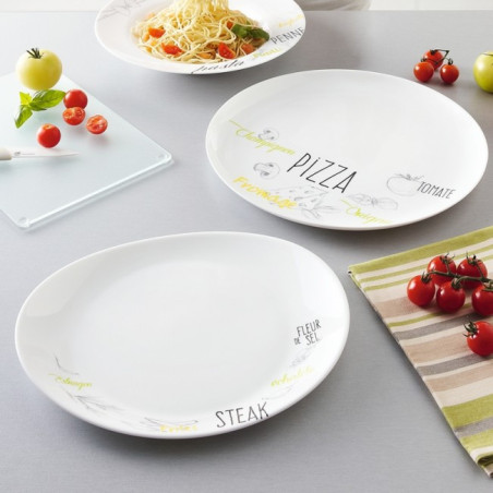 Assiette à pâtes Friends Ø28.5cm Blanc - LUMINARC - ARCLUL2902