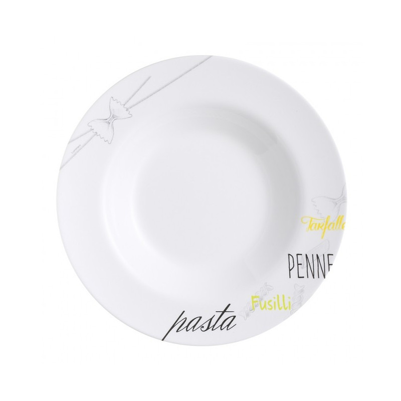 Assiette à pâtes Friends Ø28.5cm Blanc - LUMINARC - ARCLUL2902