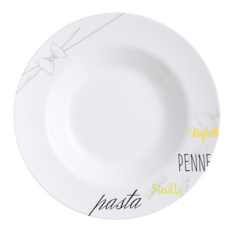 Assiette à pâtes Friends Ø28.5cm Blanc - LUMINARC - ARCLUL2902