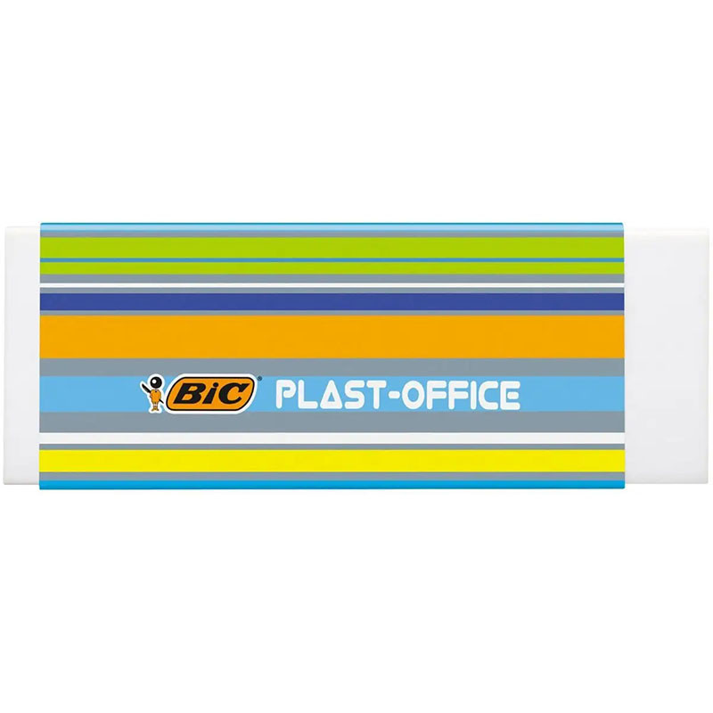 Gomme Plast-Office blanc - BIC - 3CBIPLASTOF