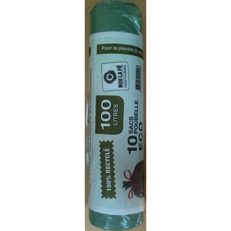 Etui de 10 Sacs poubelle Eco 100L - 5EBP100